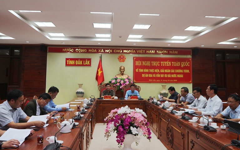 Hội nghị trực tuyến về tình hình thực hiện, giải ngân các chương trình, dự án ODA, vốn vay ưu đãi nước ngoài